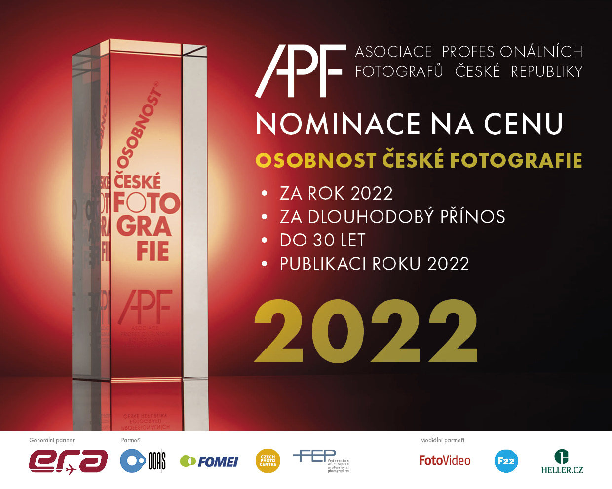 Osobnost české fotografie za rok 2022 - NOMINACE
