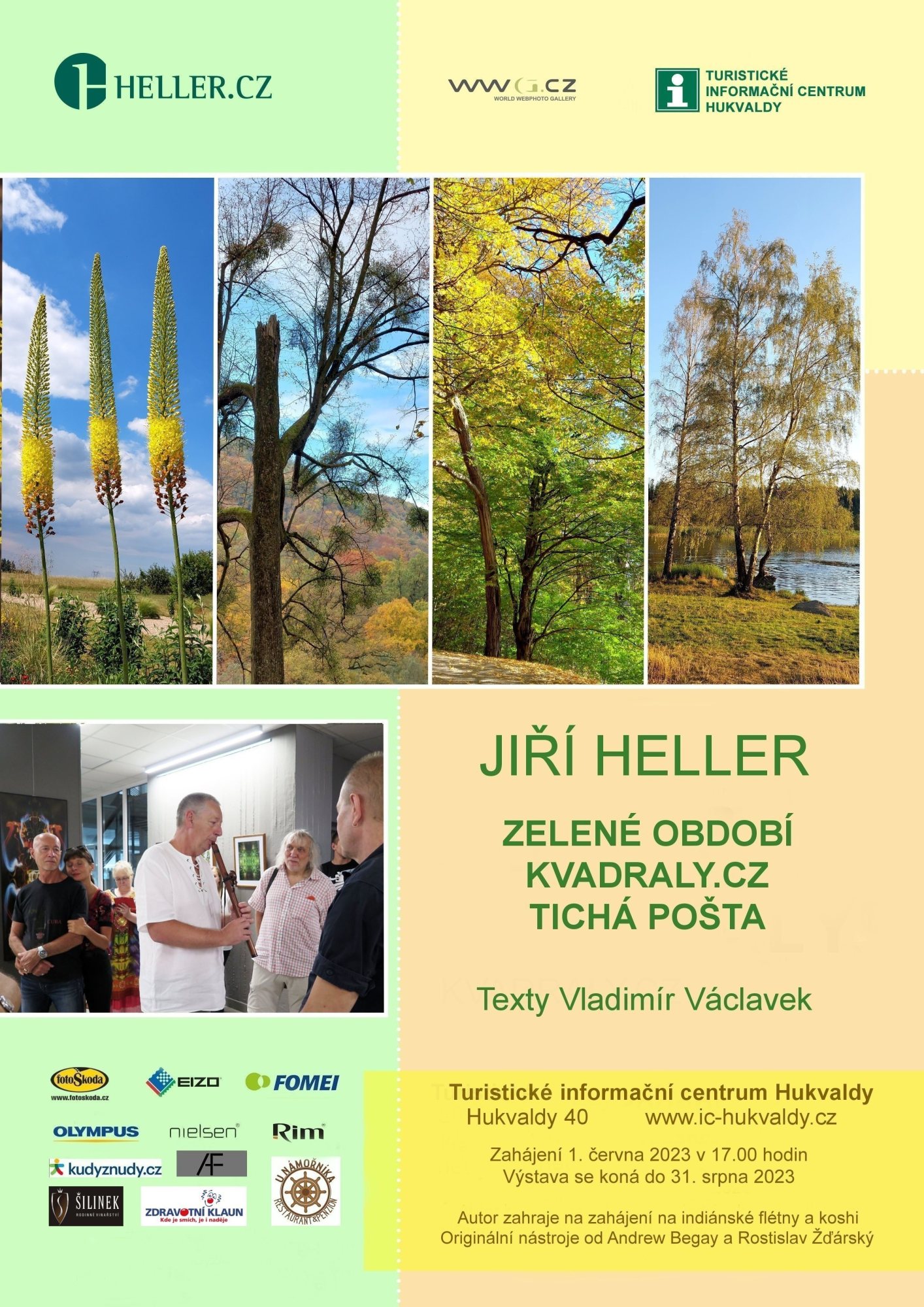 Jiří Heller - Zelené období, Kvadrály, Tichá pošta