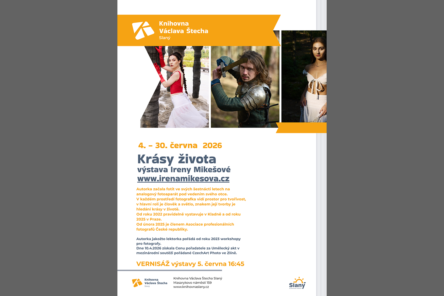 Irena Mikešová představuje výstavu Krásy života